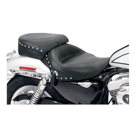 Mustang wide studded rear seat 14 w for harley davidson flst 76180. Mustang Solo Passenger Seat For Harley Sportster 2004-2017 ...