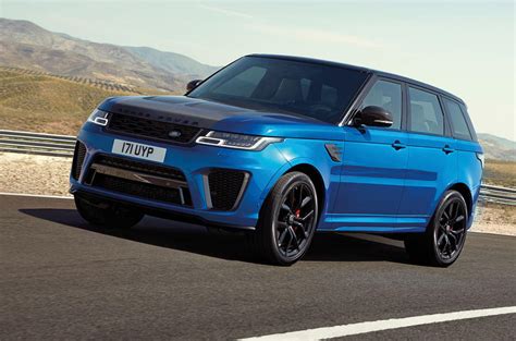 Facelifted Range Rover Sport Svr Shows Its More Powerful Face