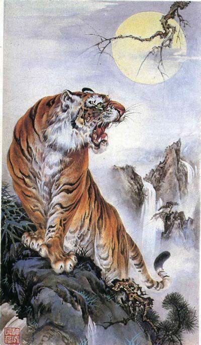 Pin By Lôi Hỏa Phong On Hổ BÁo Japanese Tiger Tattoo Tiger Painting