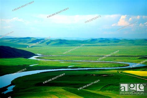 Scenery Of Argun Prairie In Inner Mongolia China Stock Photo Picture