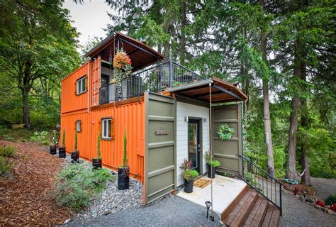 A Gorgeous Shipping Container House For Debt Free Living Teeny Abode