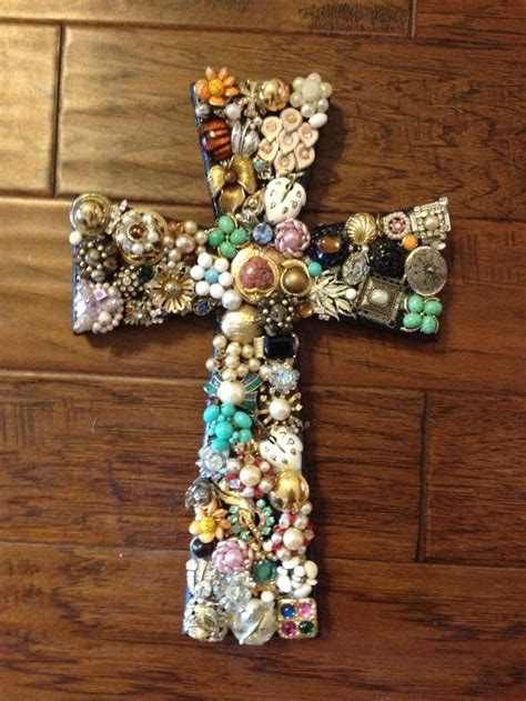Pin By Mary Gates On Vintage Jewelry Cross In 2020 Cross Crafts
