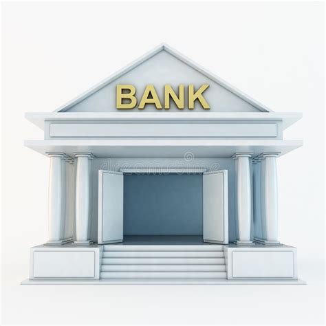 Bank 3d Icon Stock Illustration Illustration Of Symbol 21594131
