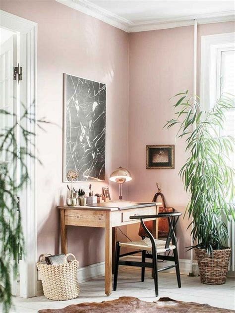 30 Nice Romantic Pink Home Offices Color Scheme Ideas Home Office