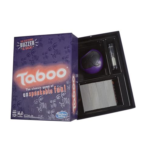 Taboo Game W Buzzer Hasbro Games