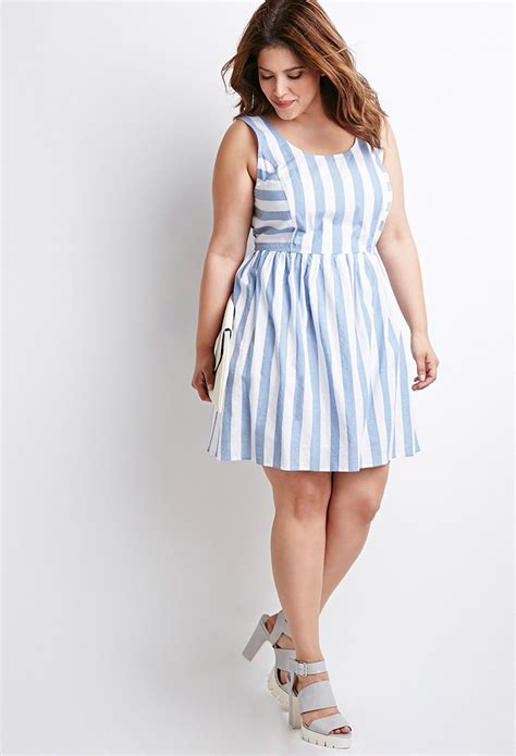 We did not find results for: Forever 21 Plus Size Striped Fit & Flare Dress in Navy ...
