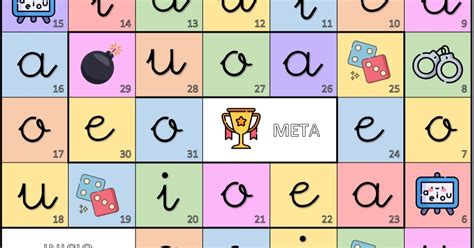 4 AÑOS INFANTIL: JUGAMOS A LA OCA DE LAS VOCALES