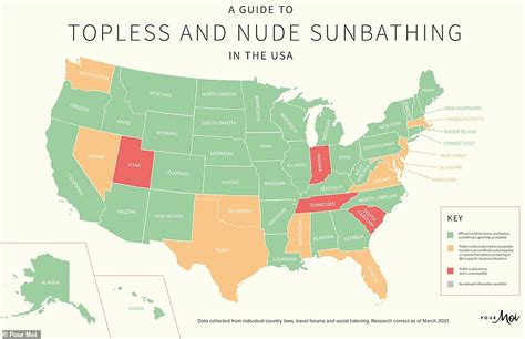 Map Reveals Which Countries Allow Topless And Nude Sunbathing Big