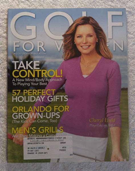 Cheryl Ladd Golf For Women Magazine November December Orlando For Grown Ups At Amazon