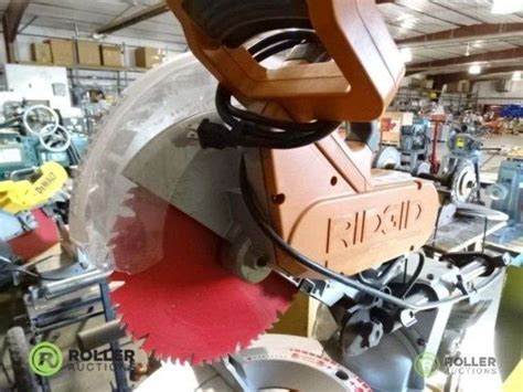 Ridgid Ms1290lza 12in Sliding Compound Miter Saw With Stand Roller