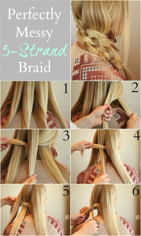 Hair Tutorials To Try Five Strand Braids Pretty Designs