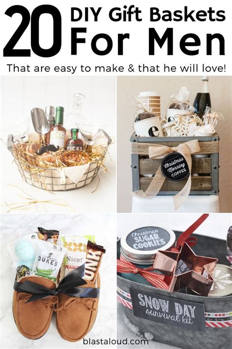 You'll shoot straight to the top of their 'nice' list with our super range of presents sure to put the merry in his christmas. Gift Baskets For Men: 20 DIY Gift Baskets For Him That He ...