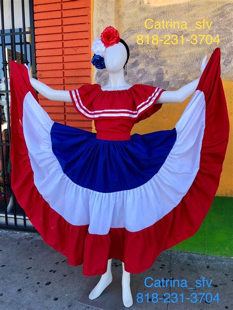 Puerto Rico Dress Costa Rica Dress Dominican Republic Dress Boricua
