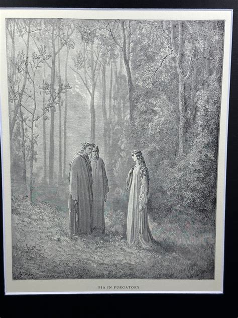 Pia In Purgatory By Gustave Dore Etching Book Plate Etsy