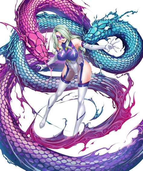 Snake Lady Taimanin And More Drawn By Kagami Hirotaka Danbooru