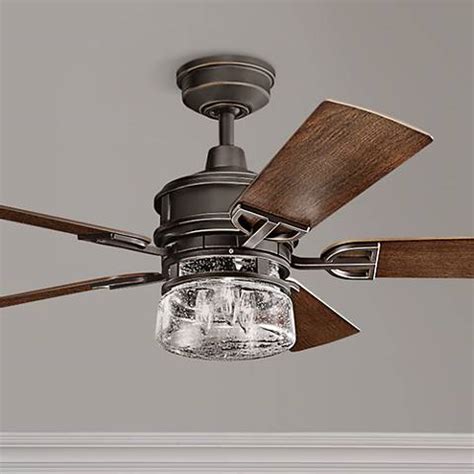 Ceiling lights decorative ceiling lighting fixtures. 52" Kichler Lyndon Patio Olde Bronze Outdoor Ceiling Fan ...