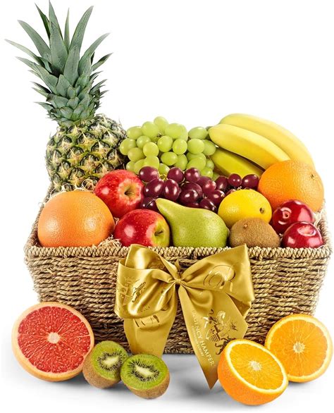 Luxury Fruit Hamper Classic Large Fresh Fruit Hamper With Pineapple