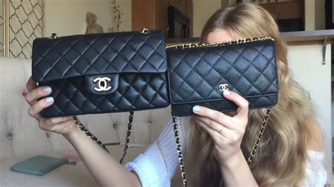 Chanel Small Flap Vs Woc Comparison Review Youtube