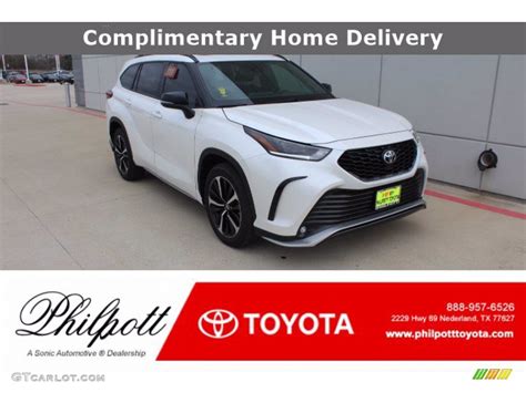 2021 Blizzard White Pearl Toyota Highlander Xse 141347683 Photo 17