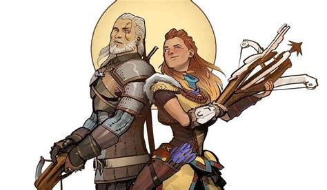 Guerrilla Games Responds To Cd Projekt Red With More Aloygeralt Art