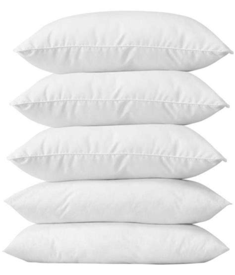 Panipat Textile Hub Set Of 5 Fibre Pillow Buy Panipat Textile Hub Set