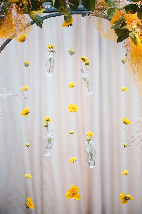 Use them in commercial designs under lifetime, perpetual & worldwide rights. hanging vases with yellow flowers for wedding line ...