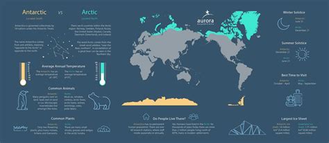 Download your own Arctic vs Antarctica Infographic - AE Expeditions™