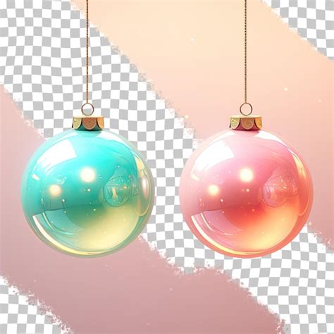 Premium Psd Christmas Ornaments