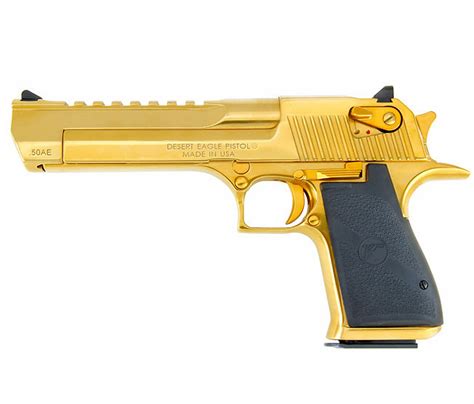 Desert Eagle Pistol Titanium Gold Magnum Research Guns
