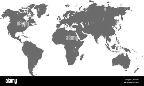 Mapa Político Del Mundo Imágenes De Stock En Blanco Y Negro Alamy