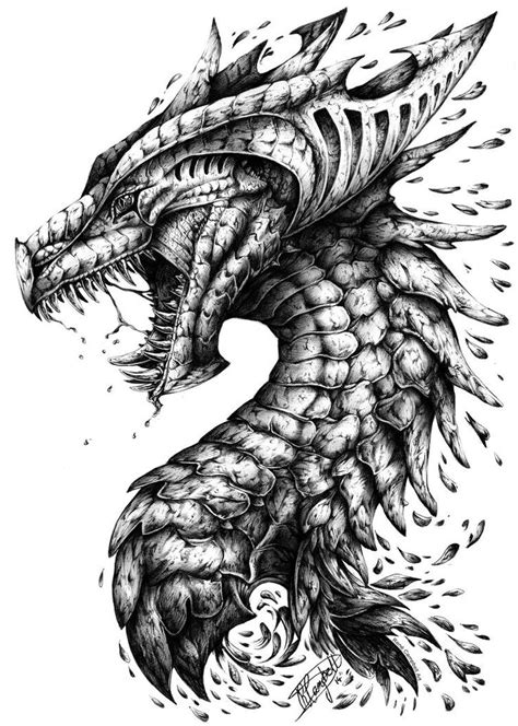 50 Best Dragon Stencil Designs Images On Pinterest Dragon Tattoos
