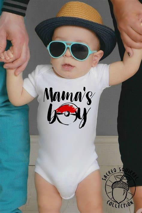 Pokemon Mamas Boy Funny Onesie ® By Gerber® Super Soft Baby Etsy