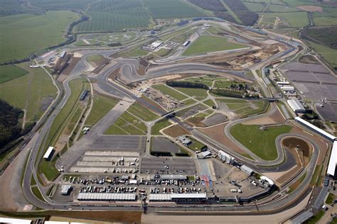 Aerial View Of New Silverstone Grand Prix Circuit Mclaren Honda F1