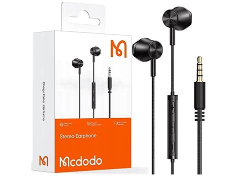 Mcdodo Micro Star Series Mm Aux Anschluss In Ear Kopfh Rer Schwarz Mediamarkt