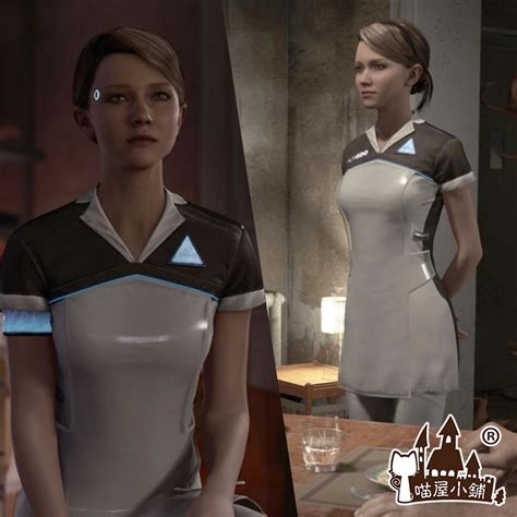 Detroit Become Human Kara Cosplay Code Ax400 Agent Outfit Girls Cute