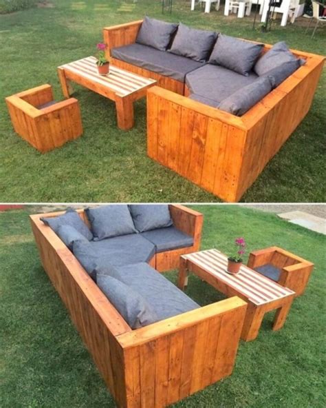 Creating A Diy Outdoor Couch With Wood Pallets