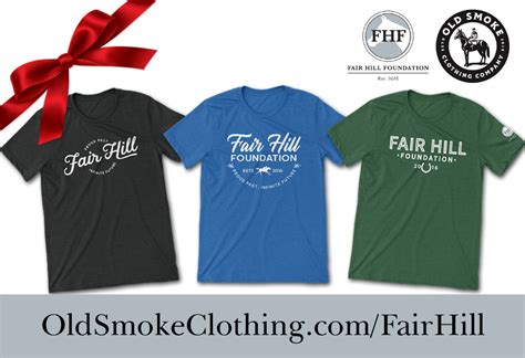 Old Smoke Clothing Company Creates Fair Hill Foundation Tees