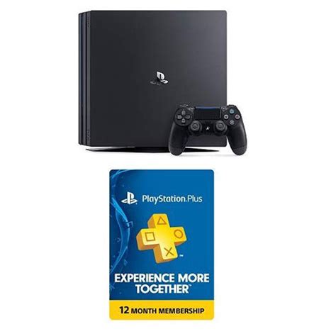 Playstation 4 Pro 1tb Console 12 Month Playstation Plus Membership