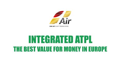 Integrated Atpl The Best Value For Money In Europe One Air Youtube