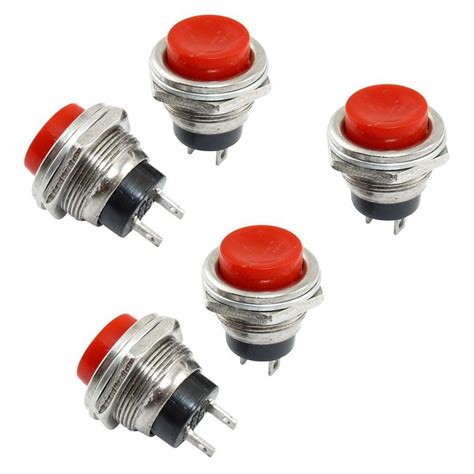 5 Spdtround Momentary Push Button Switch 3a 125v 15a 250vac Shopee Philippines