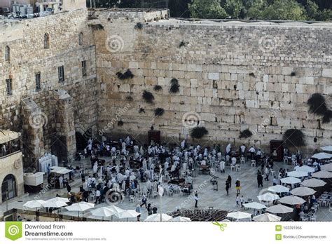 Jerusalem Western Wall View Al Aqsa Mosque Editorial Photo Image Of Temple Christians