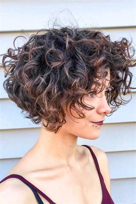 45 Variations Of Curly Bob Haircuts And Hairstyles To Try Today Bob Haircut Curly Inverted