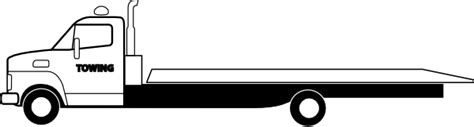 Flatbed Tow Truck Clipart Free Download On Clipartmag