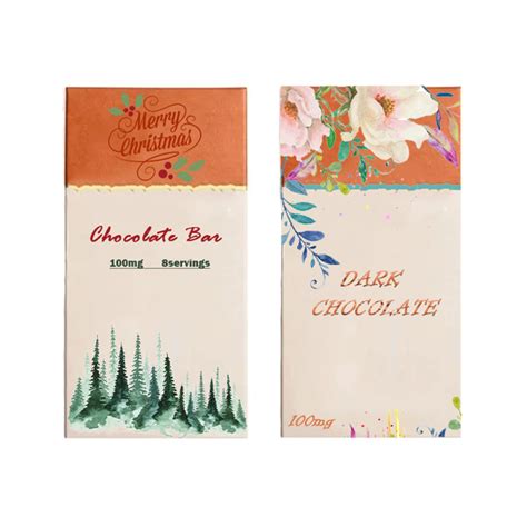 Cheap Folding Carton Chocolate Bar Packaging Box Customization