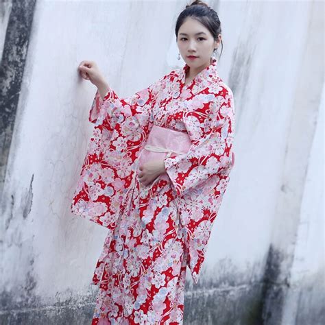 Japanese Kimono Traditional Dress Kimonos Woman 2018 Obi Haori Geisha