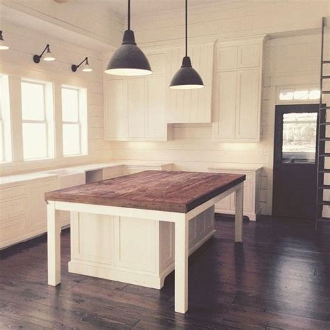 Vintage Farmhouse Kitchen Island Inspirations 81 With Images Trendy