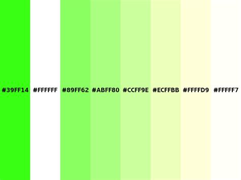 Neon Green Color Hex 39ff14