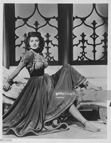 portrait of actress maureen o hara in costume as she appears in the news photo getty images