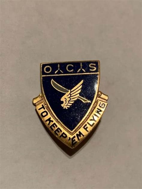 Unknown Us Army Air Forces Ocs Dui Di Distinctive Unit Insignia