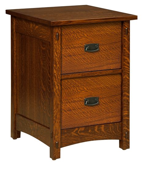 Signature Mission Filing Cabinet Amish Solid Wood File Cabinets